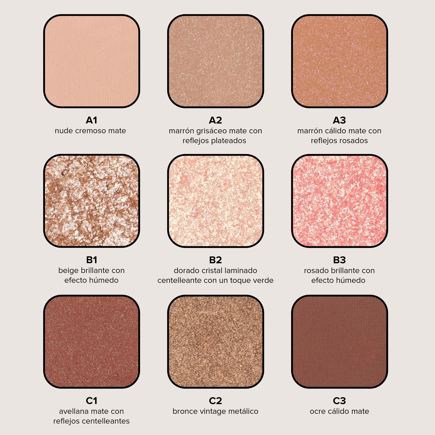 SPACE MINI EYESHADOW PALETTE (PALETA DE SOMBRAS PARA OJOS)